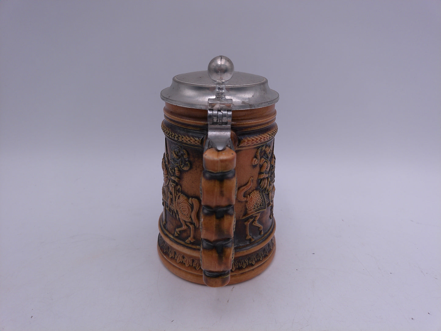 Beer Stein Vintage German Vintage Gertz Briwn Stoneware Mug