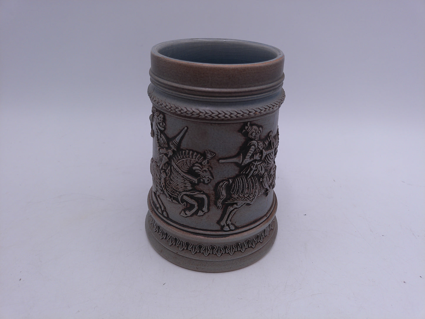 Beer Stein Vintage Jousting Knights Beer Stein Unique Handle