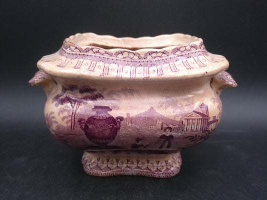 Canova T. Mayer Trent Pink Tureen Dish Bowl Antique