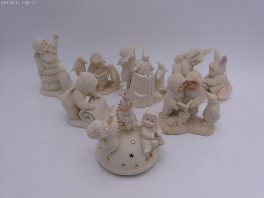 Snowbabies   Lot of 7 Vtg Figure Figurine Statue p43 no box