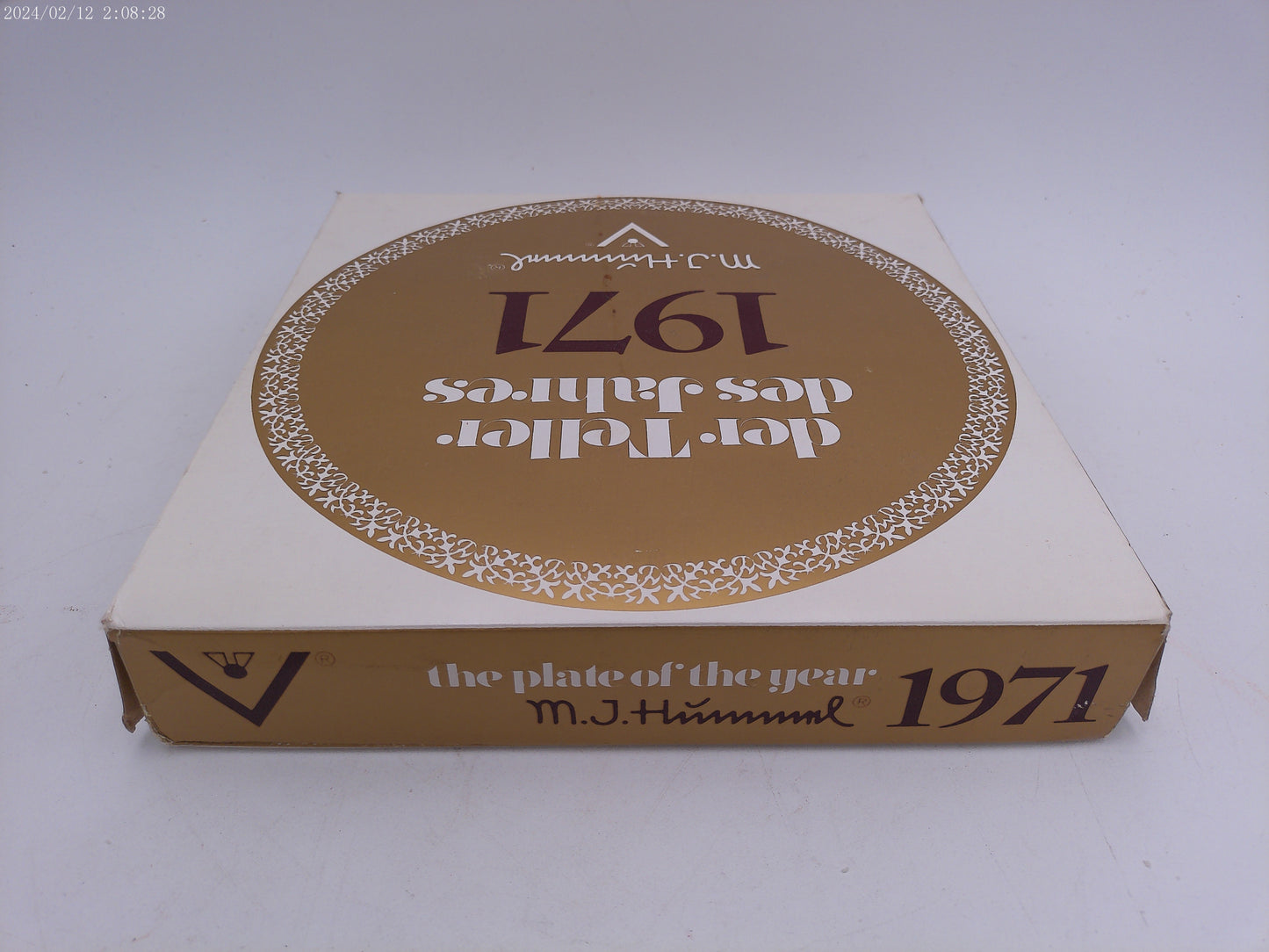 Goebel Hummel Annual Heavenly Angel 1971 First Edition Porcelain Plate