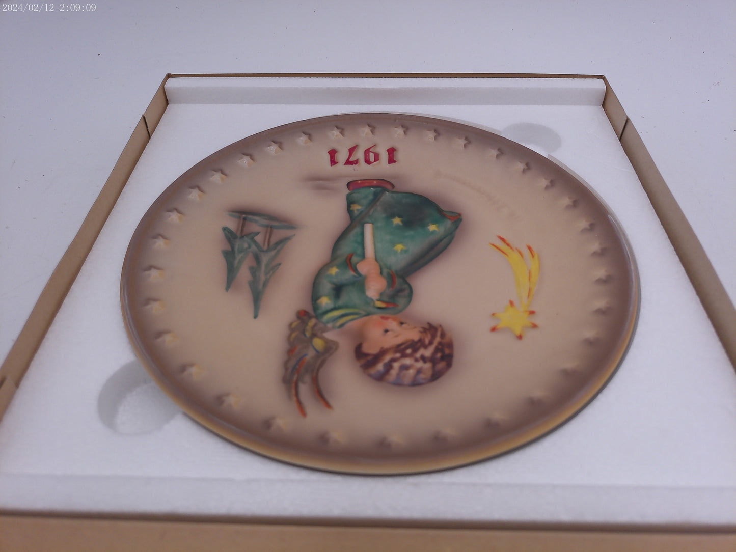 Goebel Hummel Annual Heavenly Angel 1971 First Edition Porcelain Plate