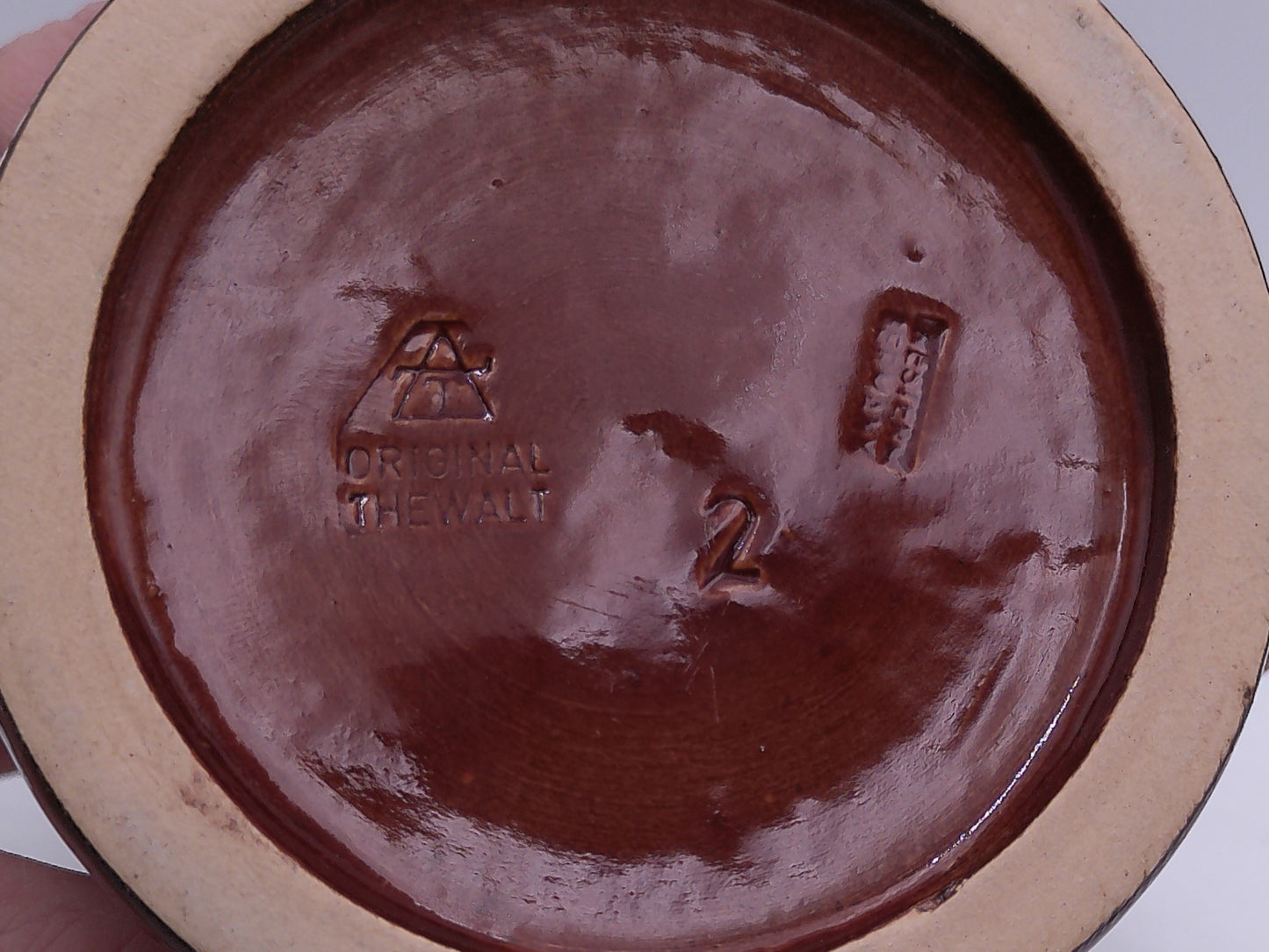 Beer Stein Made In Germany   Orginal Thewalt Stein Brown Color