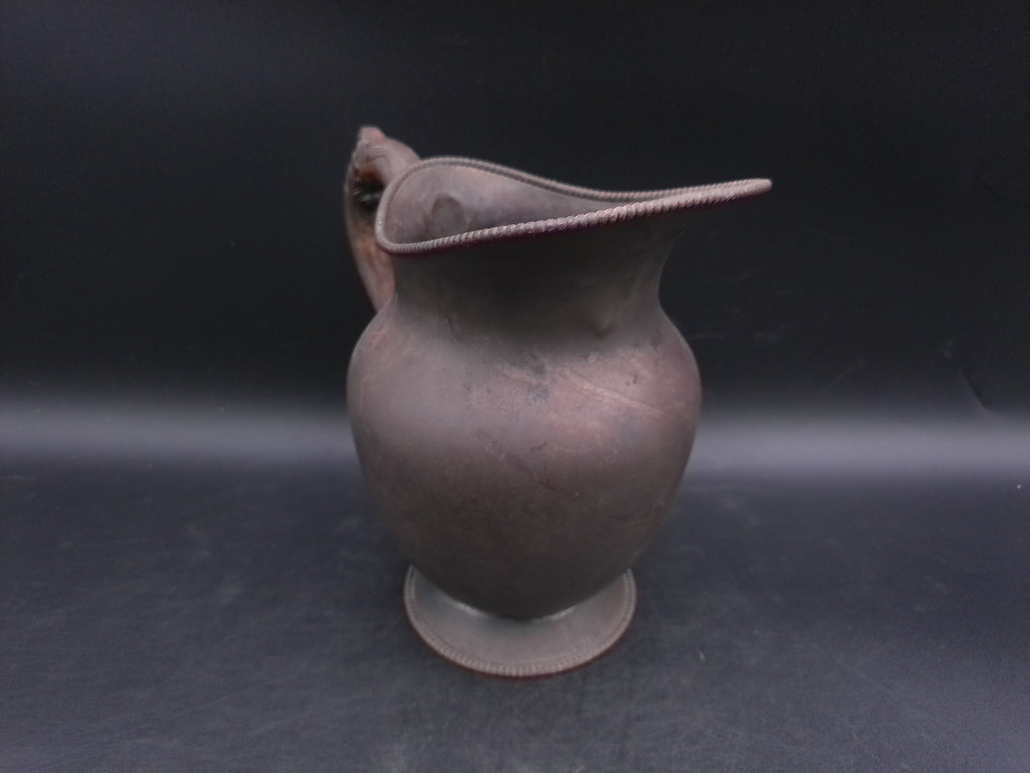 Aurora Silver Plate Water Pitcher Marked 147 B.C. 1869 Estsblished Warranted