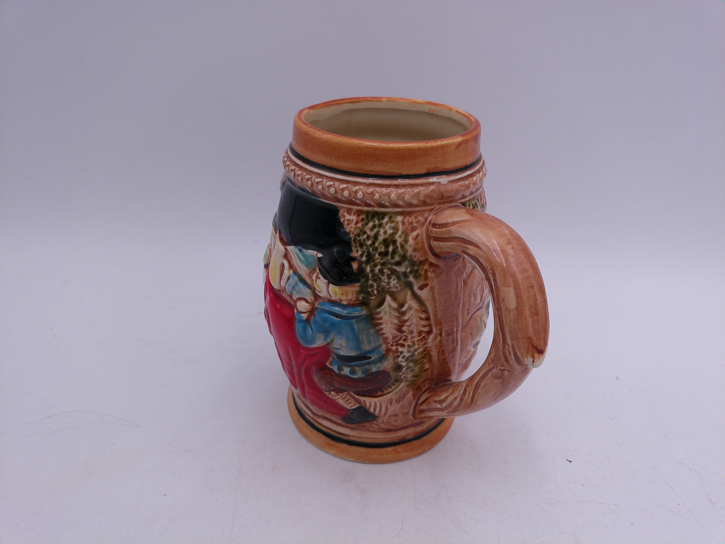 Beer Stein Vintage Japan Lego Beer Stein Mug Drinking Beer Scene 5 1/4" Tall