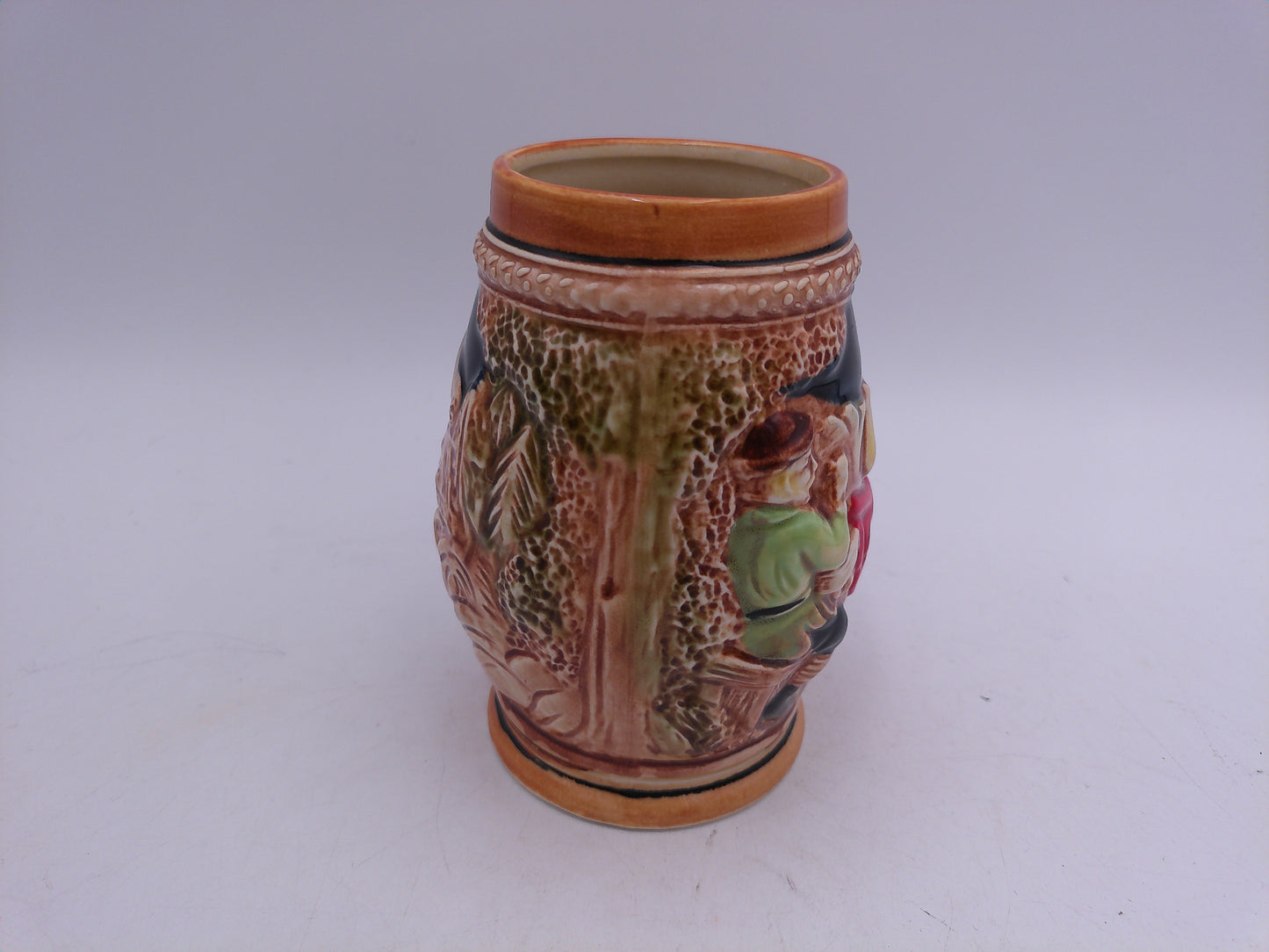 Beer Stein Vintage Japan Lego Beer Stein Mug Drinking Beer Scene 5 1/4" Tall