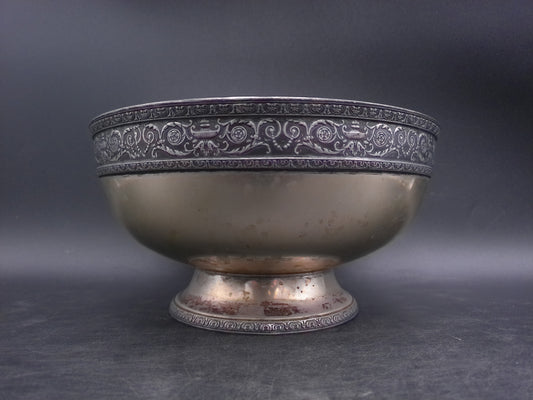 Richard Rice Son's Inc Apollo Decorative Silver Bowl Made in USA Marked 4666
