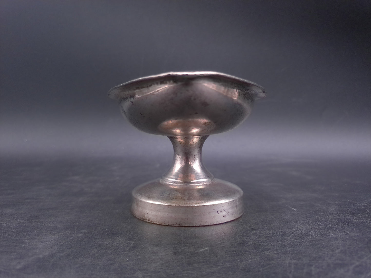 Grand Silver Co. Nickel Silver Brite Oval Pedestal Dish