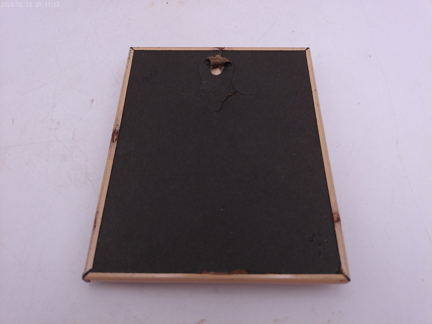 Glass Convex Silhouette Framed Picture Couple Dancing  B25