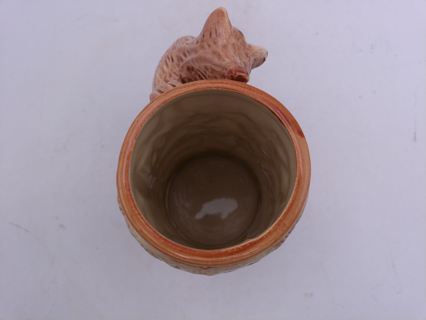 Beer Stein "Des Jagers Freud" Fox Handle with deer of the Mug