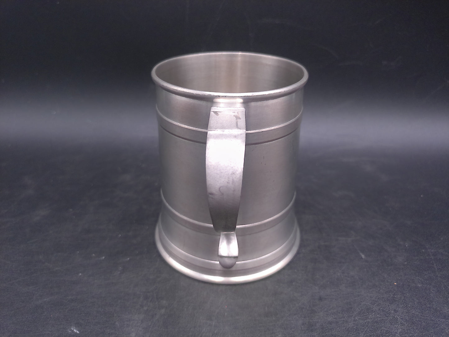 Bow Cast Pewter Made in England Beer Mug 1L