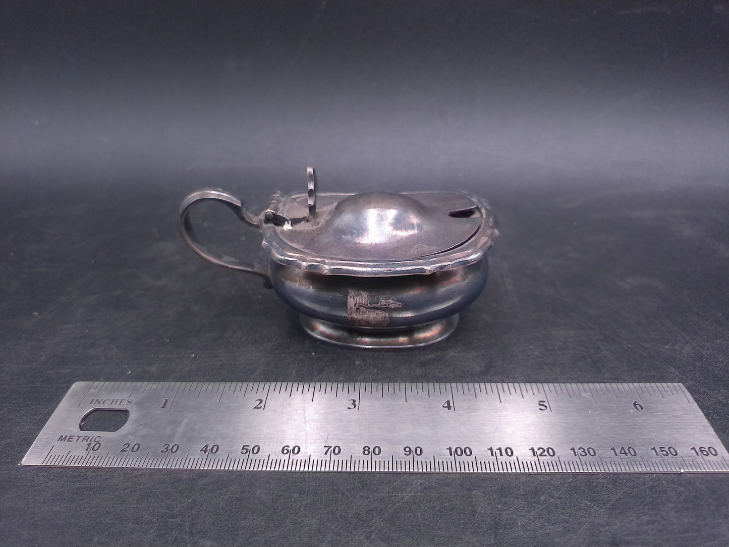 Mappin & Webb's Princes Plate Triple Deposit London Sheffield Sugar Creamer Salt pot