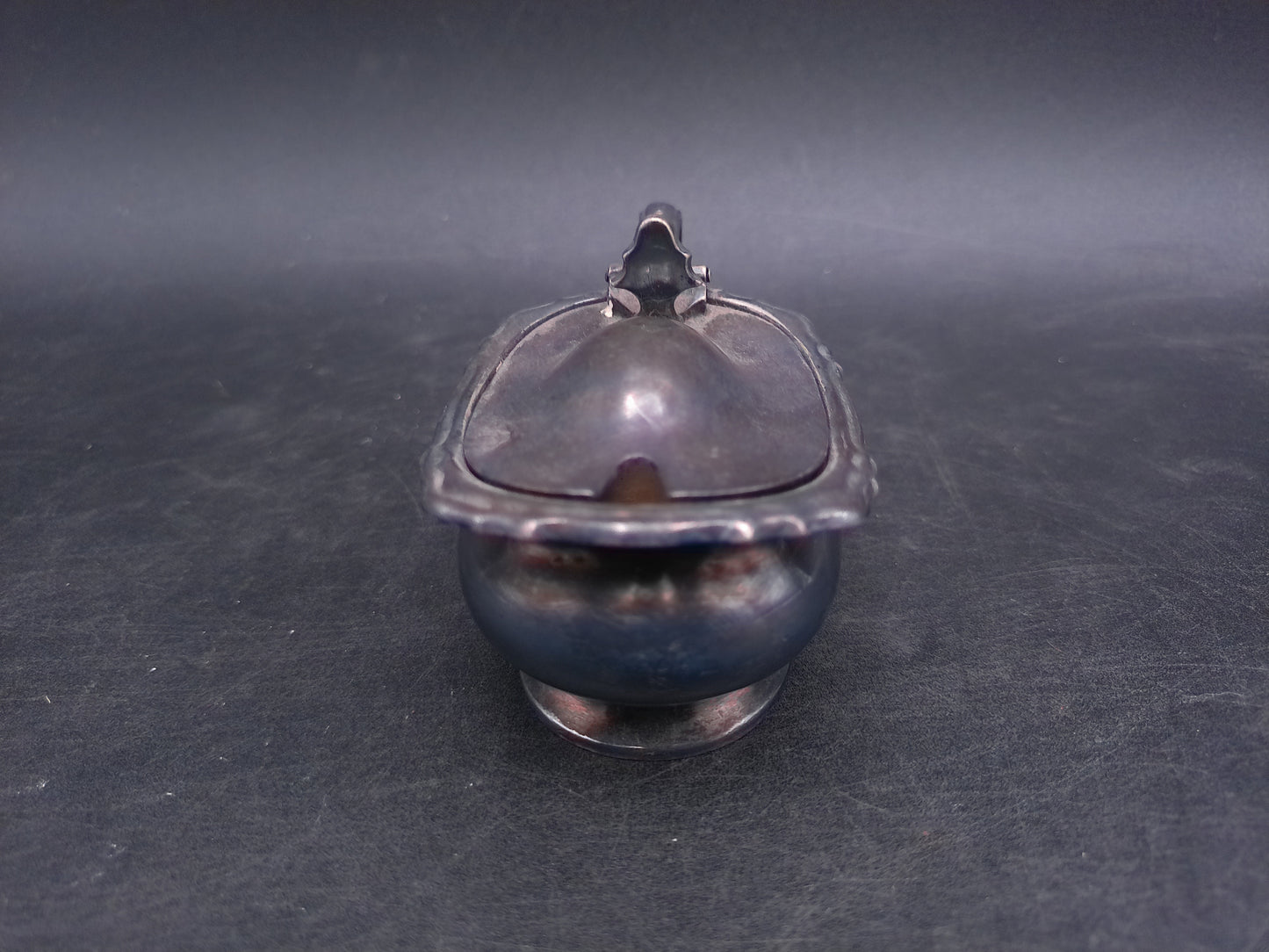 Mappin & Webb's Princes Plate Triple Deposit London Sheffield Sugar Creamer Salt pot