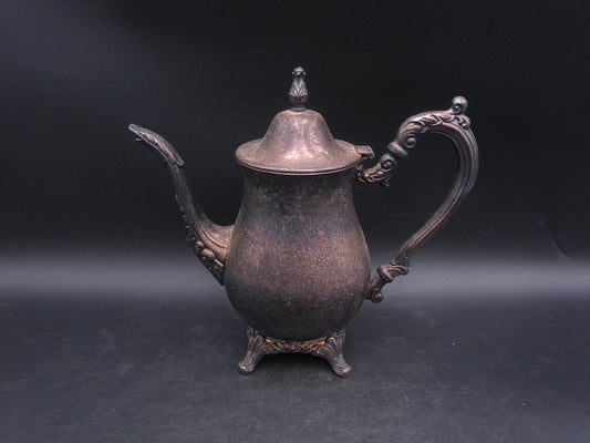 Oneida Teapot  Dragon Handle and Spout  Silver Plated Vintage