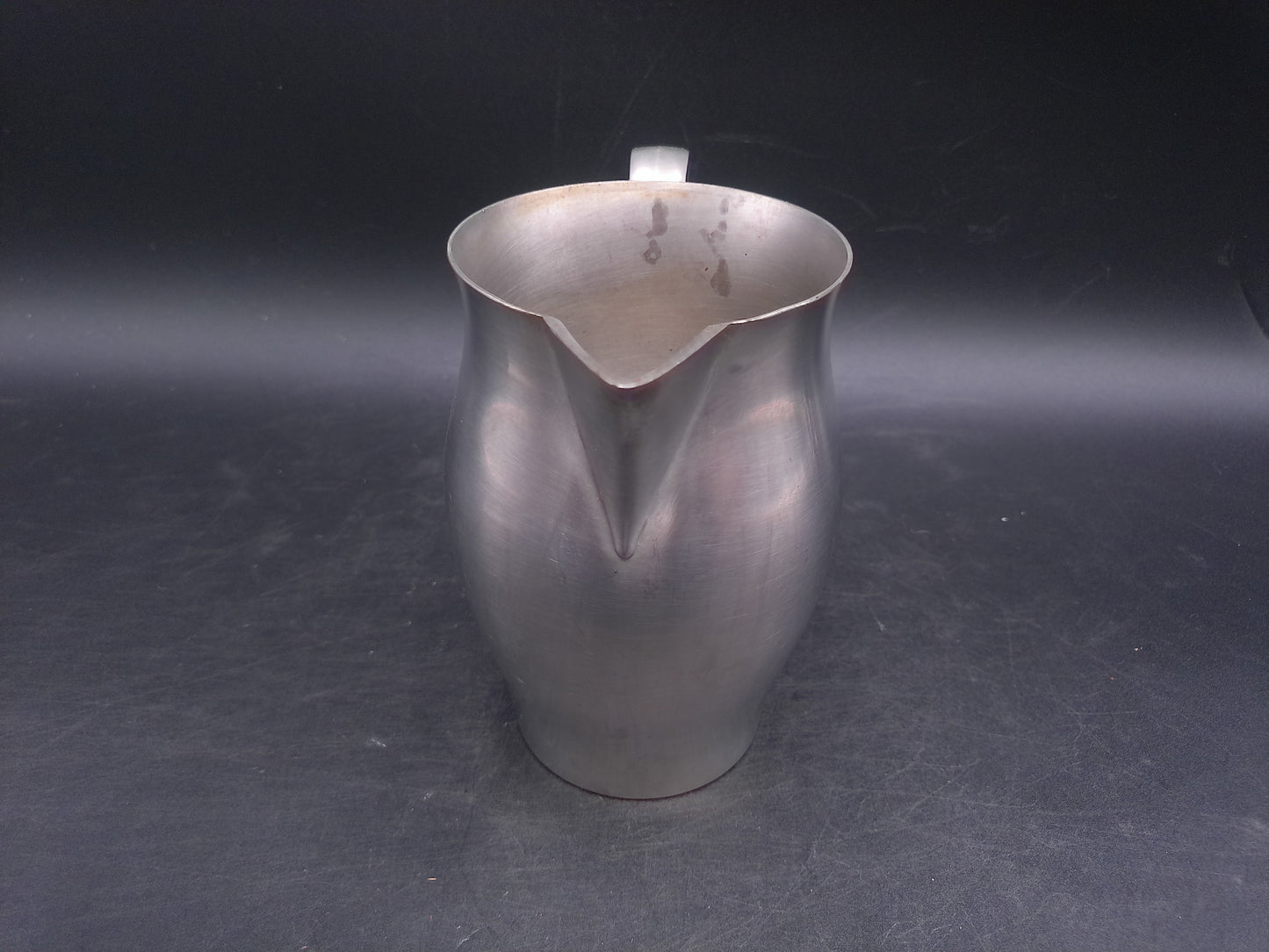 International Pewter Marked 2761732 Pitcher Vintage Applied Handle