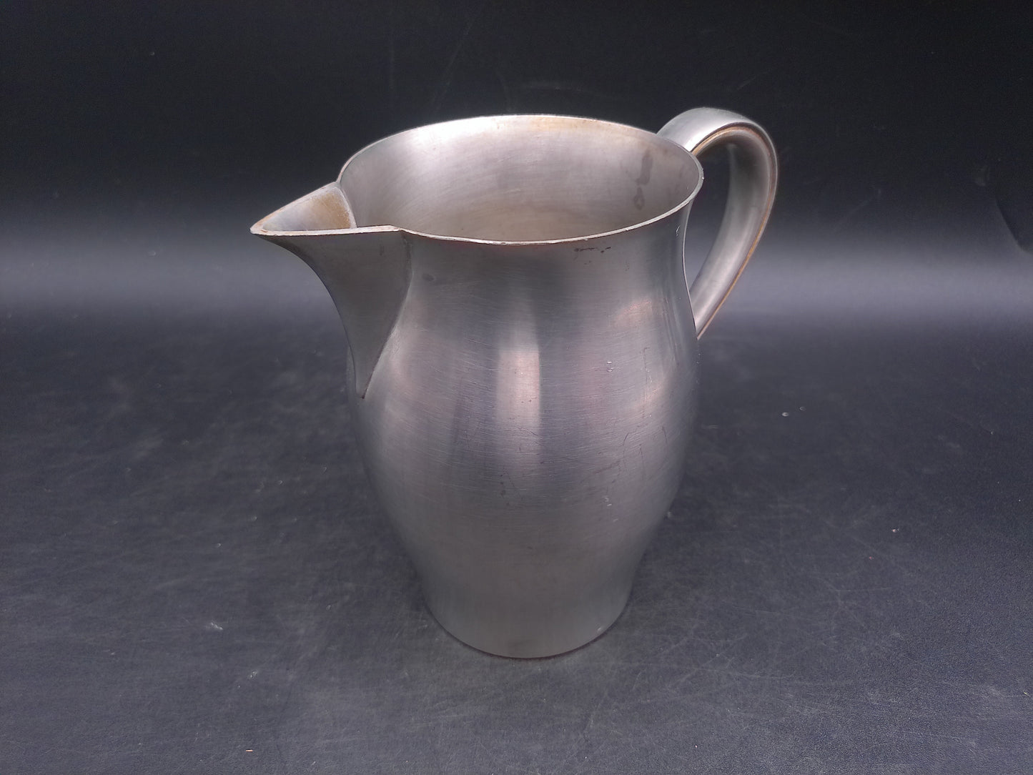 International Pewter Marked 2761732 Pitcher Vintage Applied Handle