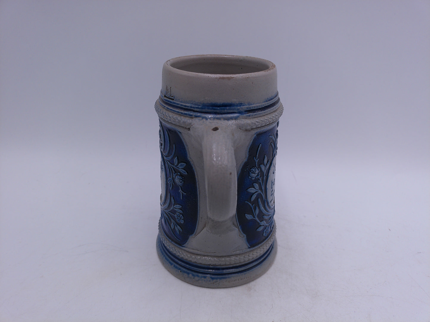 Beer Stein no 1156 Made in Germany Blue Stoneware