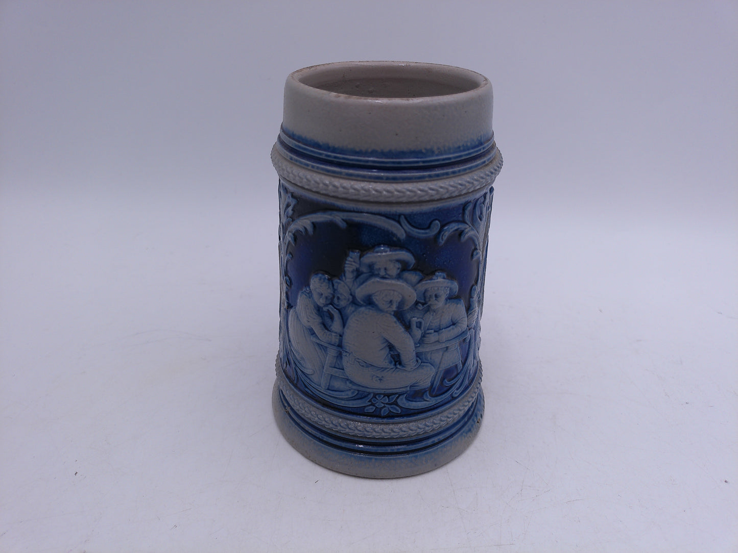 Beer Stein no 1156 Made in Germany Blue Stoneware