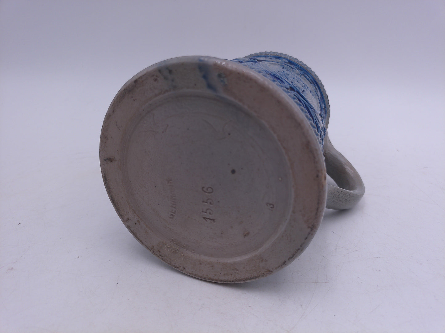 Beer Stein no 1156 Made in Germany Blue Stoneware