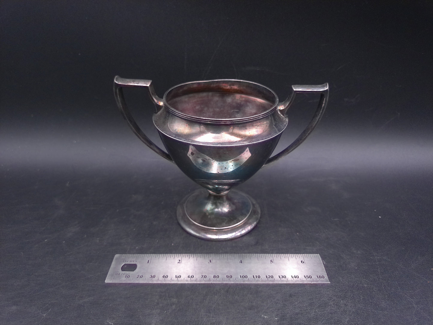 Fairpoint Quadruple Plate Silverplate B331 Sugar Bowl