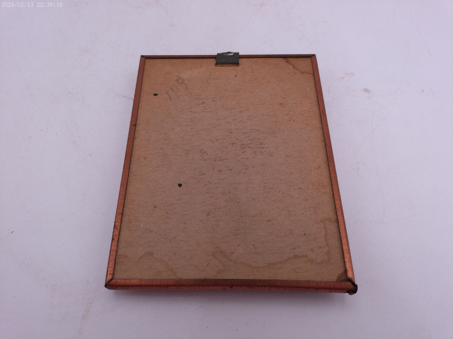 Glass Convex Silhouette Framed Picture Couple By Piano B42