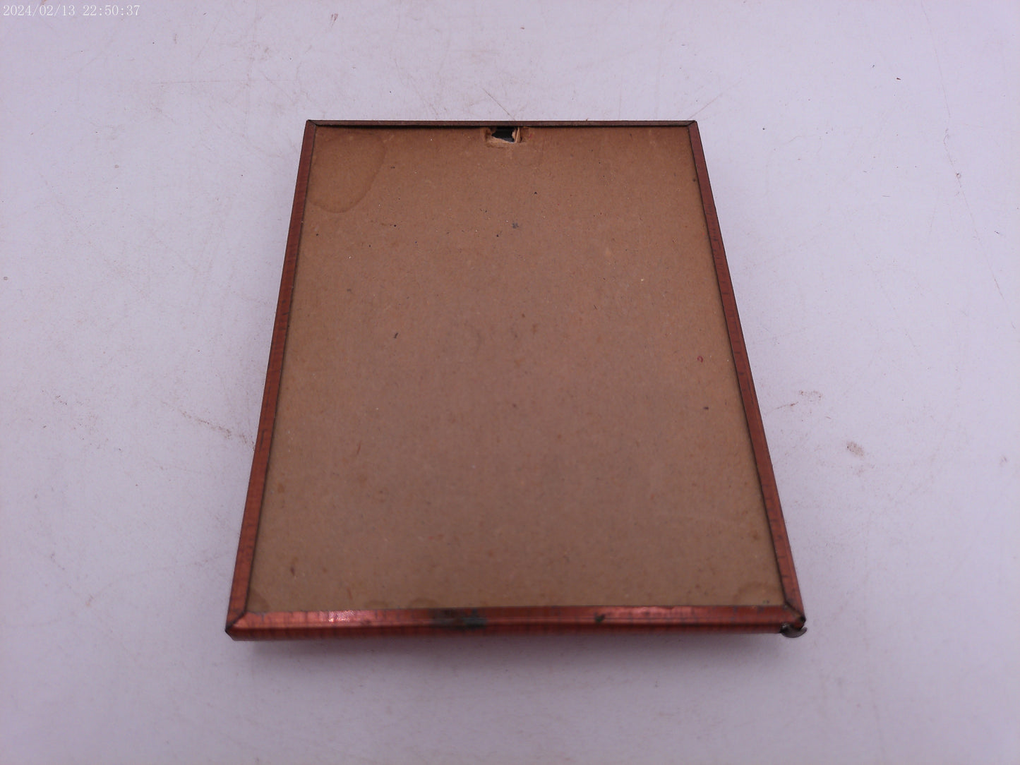 Glass Convex Silhouette Framed Picture  Looking into Mirror    B49