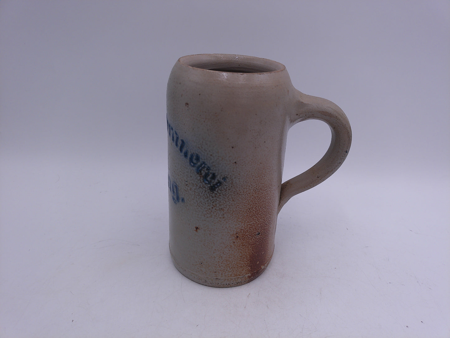 Beer Stein German Made Vintage Blue lettering