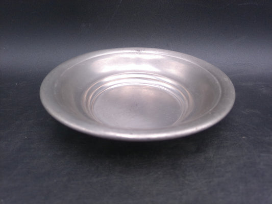National Pewter Plate DishSoup Bpwlby  National Silver Company Made in USA