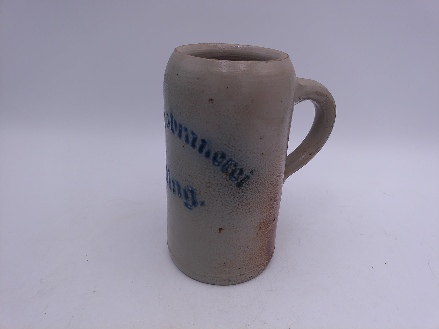 Beer Stein German Made Vintage Blue lettering