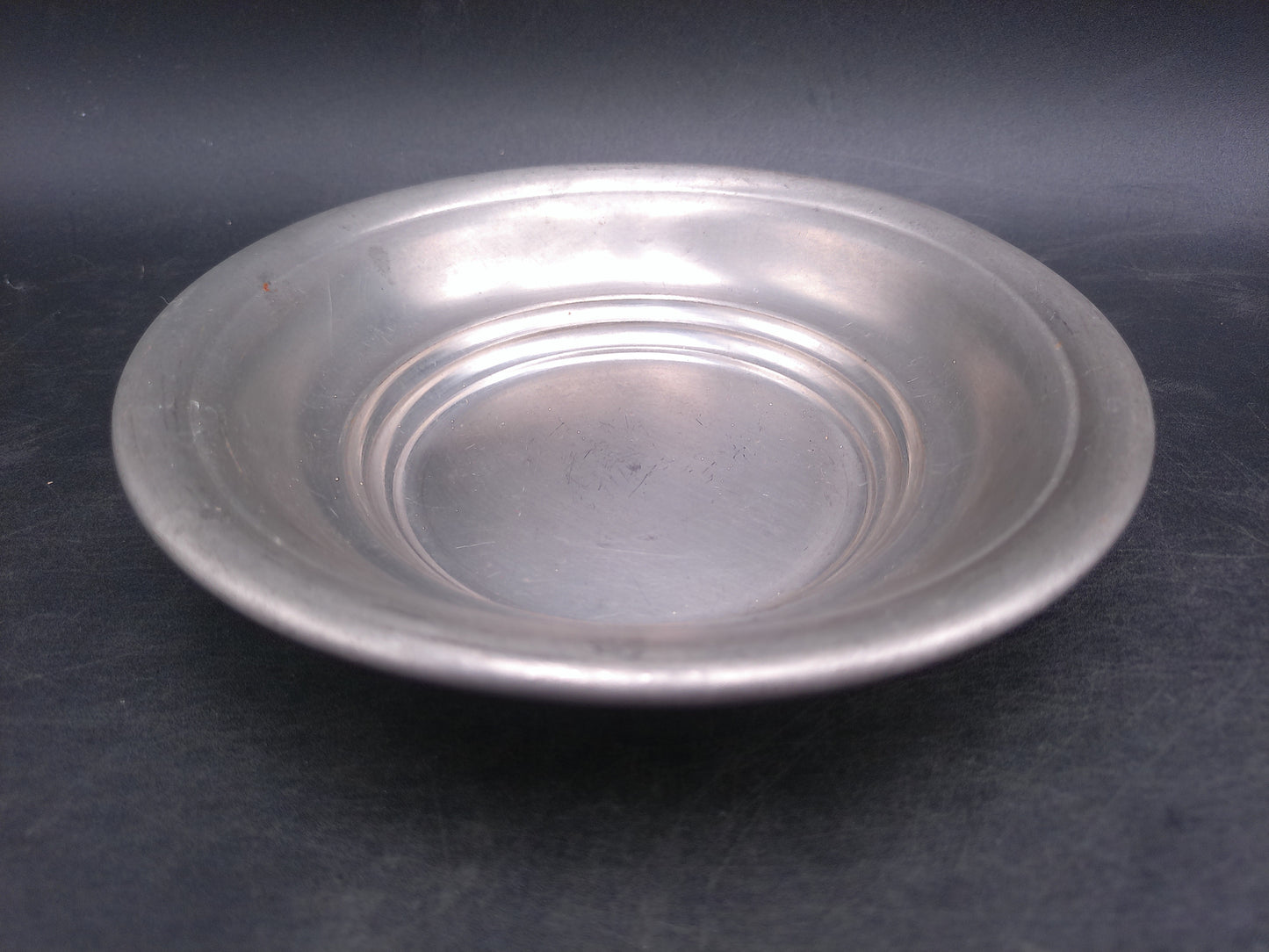 National Pewter Plate DishSoup Bpwlby National Silver Company Made in USA