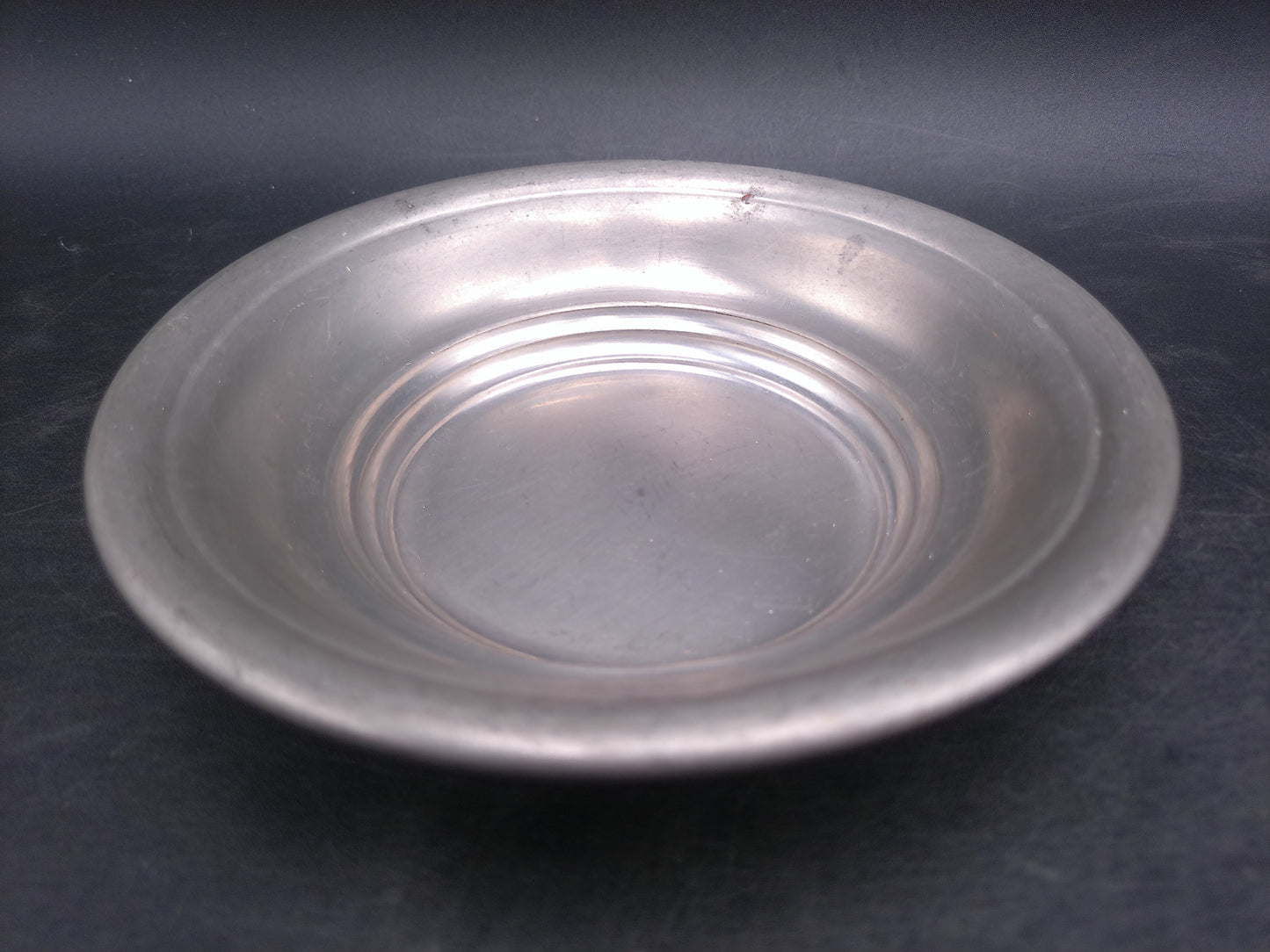National Pewter Plate DishSoup Bpwlby National Silver Company Made in USA