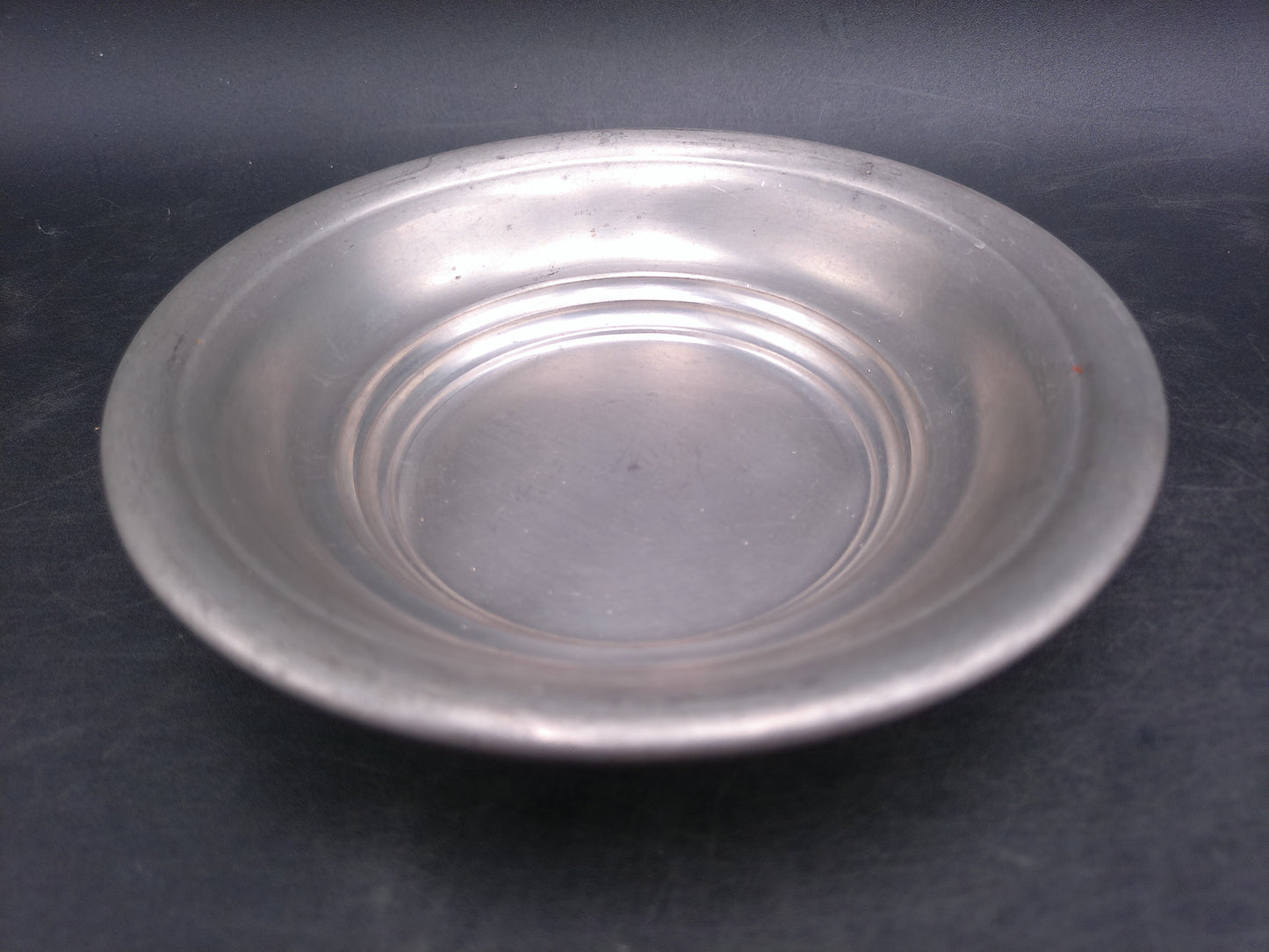 National Pewter Plate DishSoup Bpwlby National Silver Company Made in USA