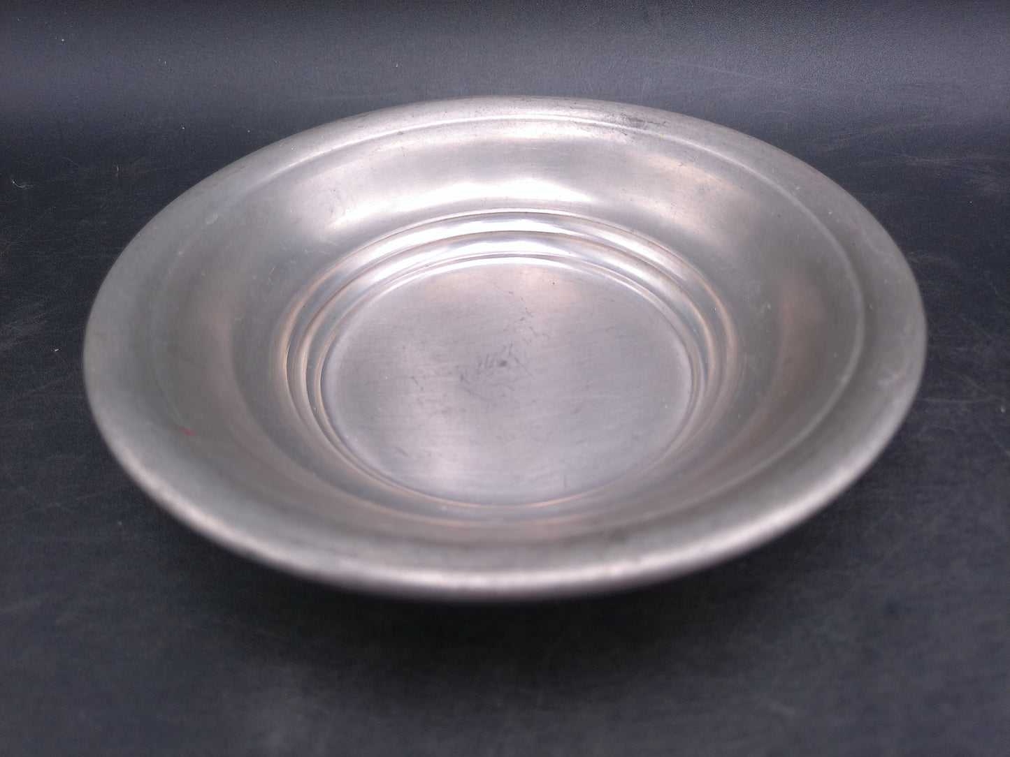 National Pewter Plate DishSoup Bpwlby National Silver Company Made in USA