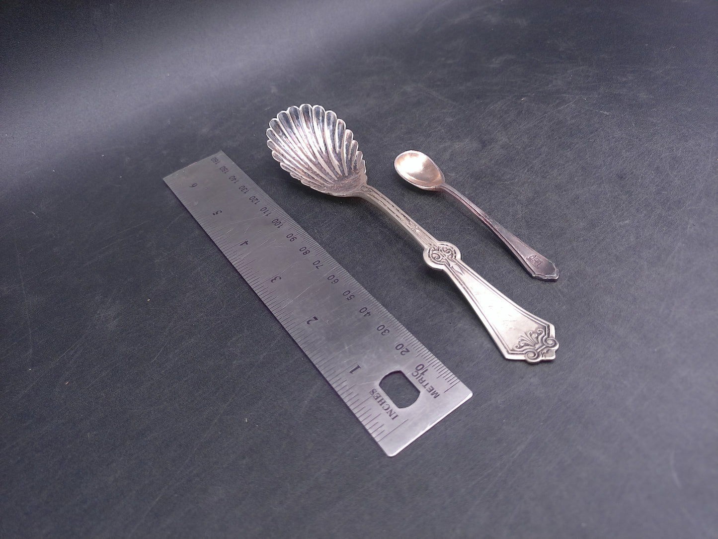 Two Vintage Silver Spoons one Marked Rogers Bro. A