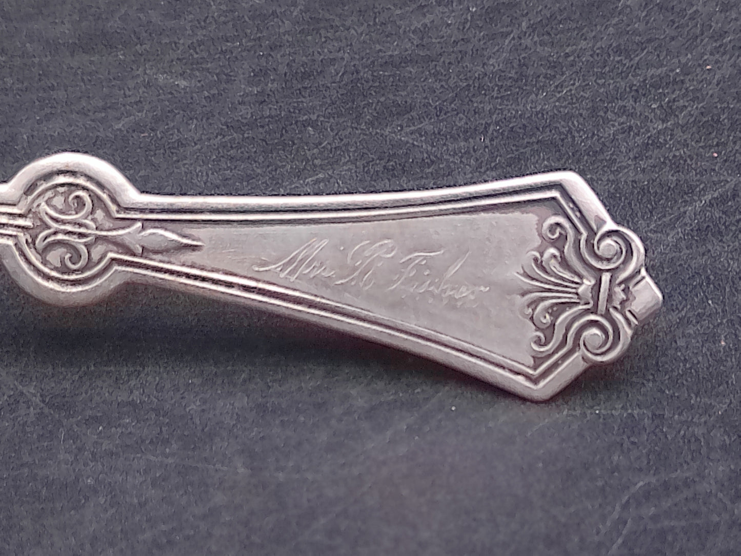 Two Vintage Silver Spoons one Marked Rogers Bro. A