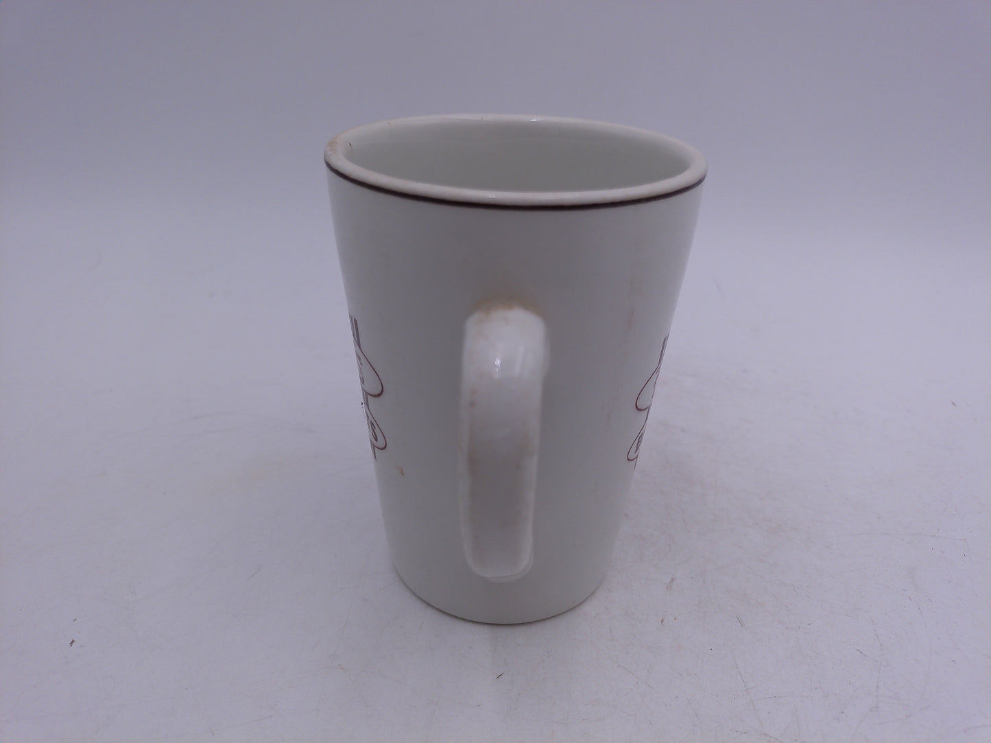 Tin Horton Donuts Coffee Mug Cup Vintage Made in England