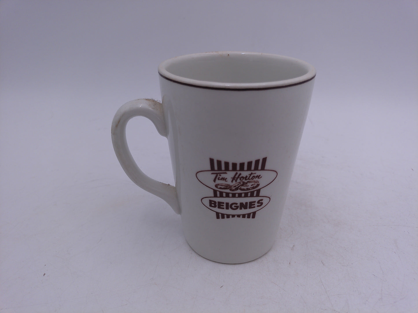 Tin Horton Donuts Coffee Mug Cup Vintage Made in England