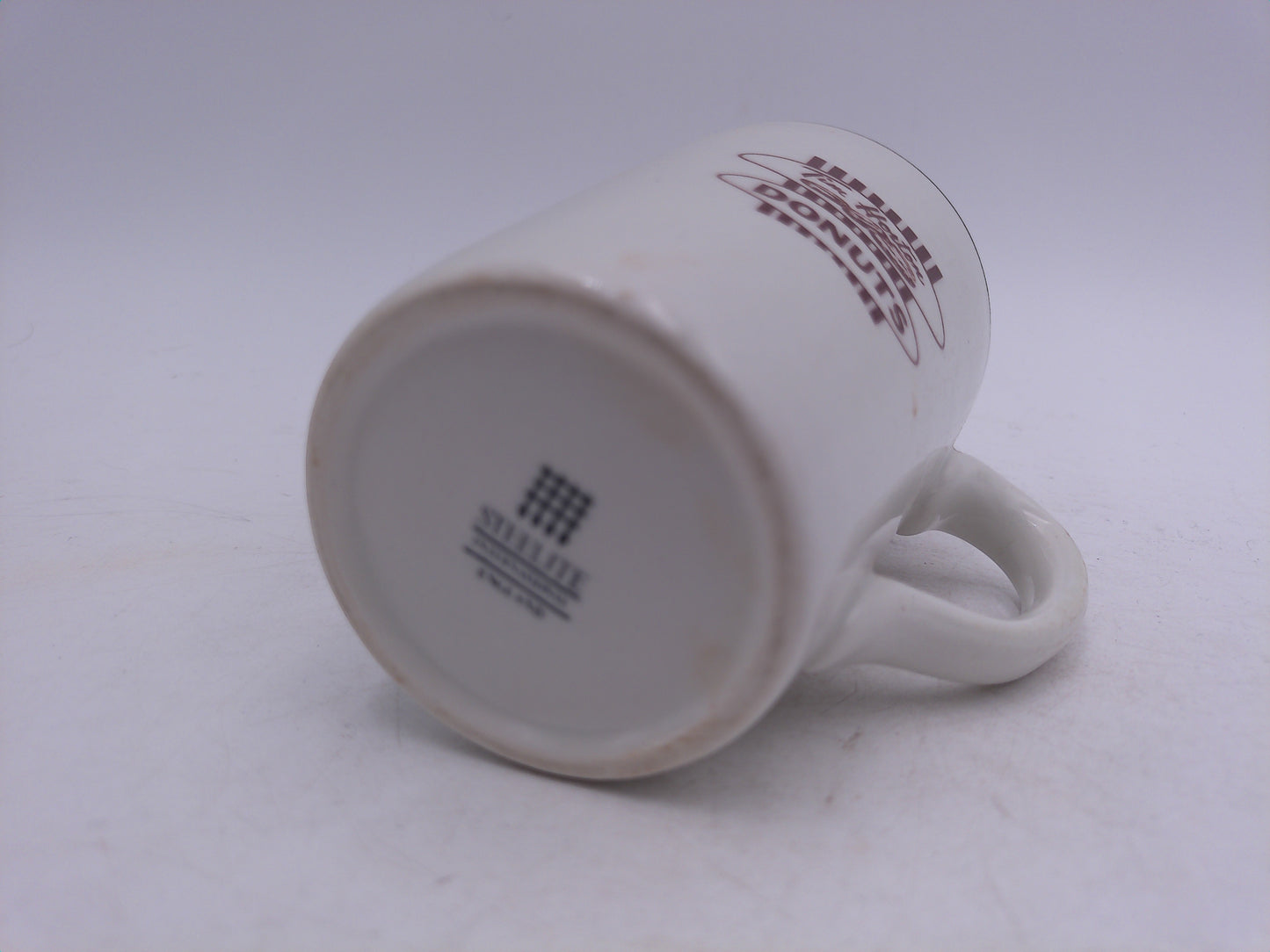 Tin Horton Donuts Coffee Mug Cup Vintage Made in England