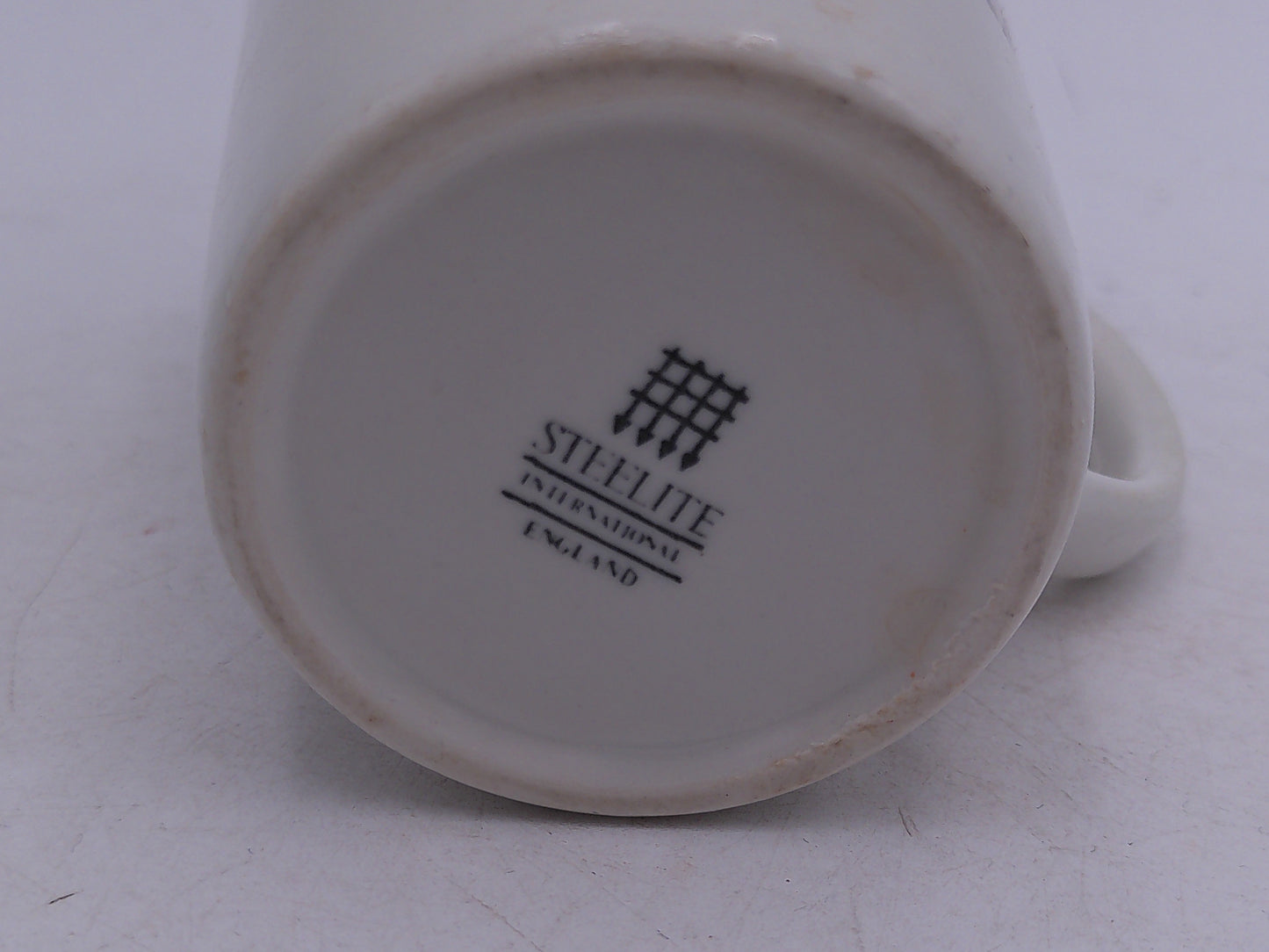 Tin Horton Donuts Coffee Mug Cup Vintage Made in England
