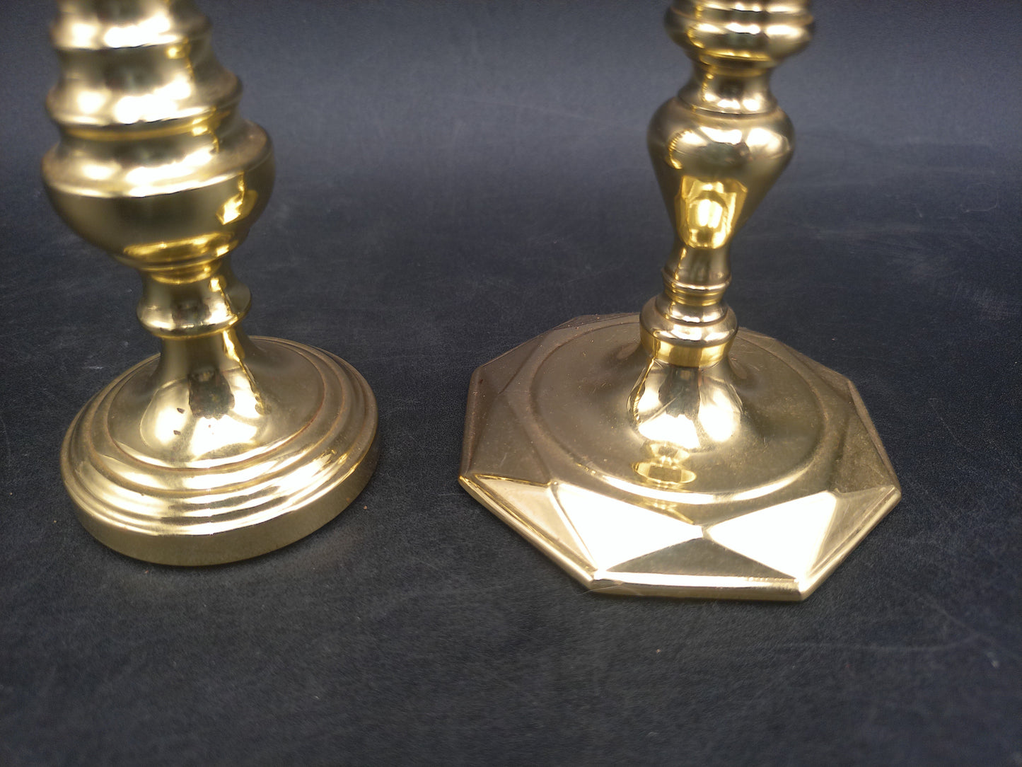 Baldwin Brass Candle Sticks Set of 2 Vintage