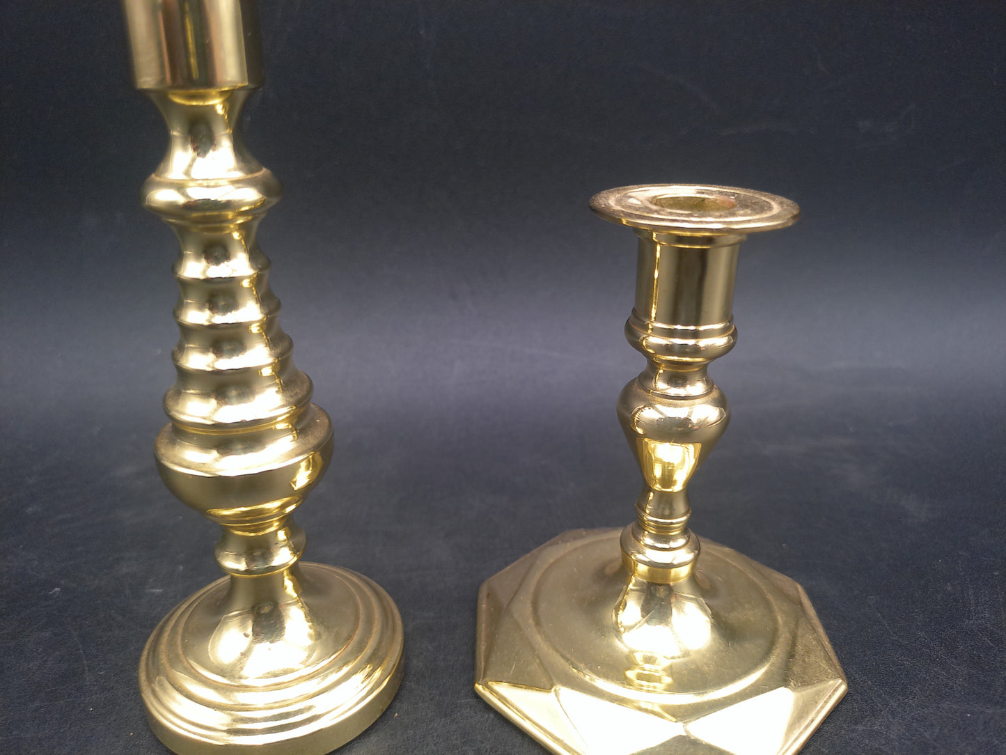 Baldwin Brass Candle Sticks Set of 2 Vintage