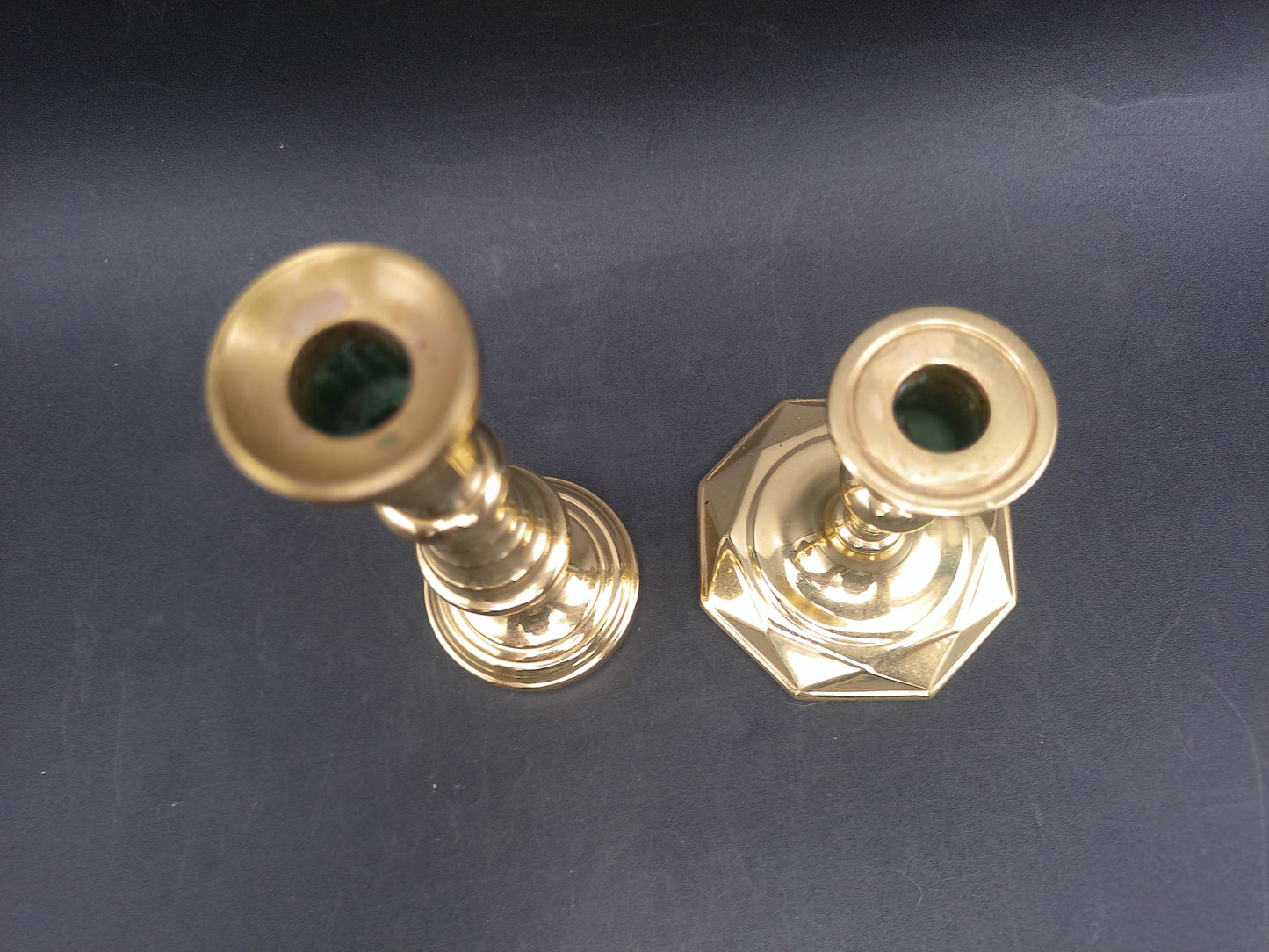 Baldwin Brass Candle Sticks Set of 2 Vintage