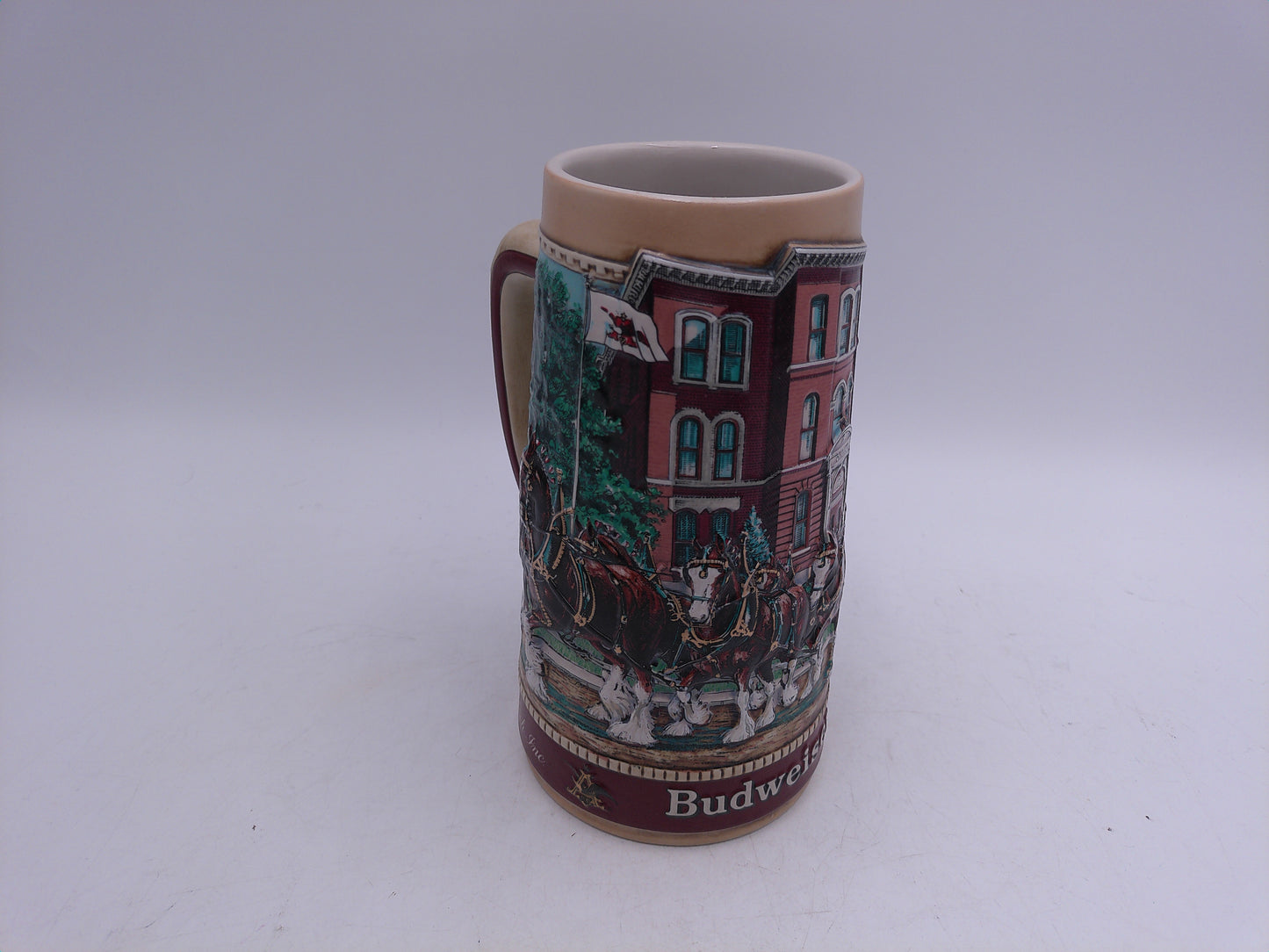 Beer Stein Budweiser Anheuser Busch Stein Old School House National Historic Landmark Series A 1988