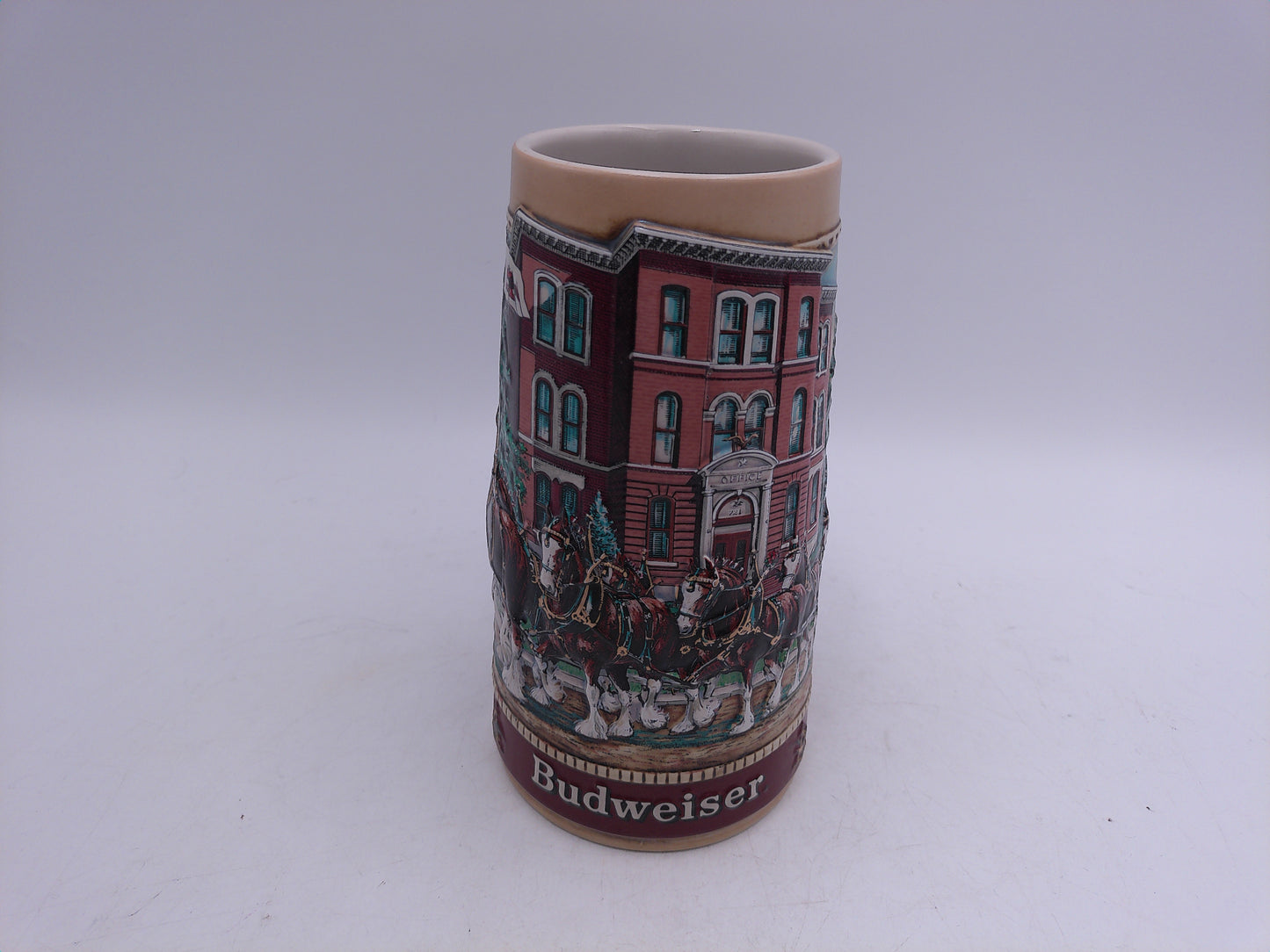 Beer Stein Budweiser Anheuser Busch Stein Old School House National Historic Landmark Series A 1988