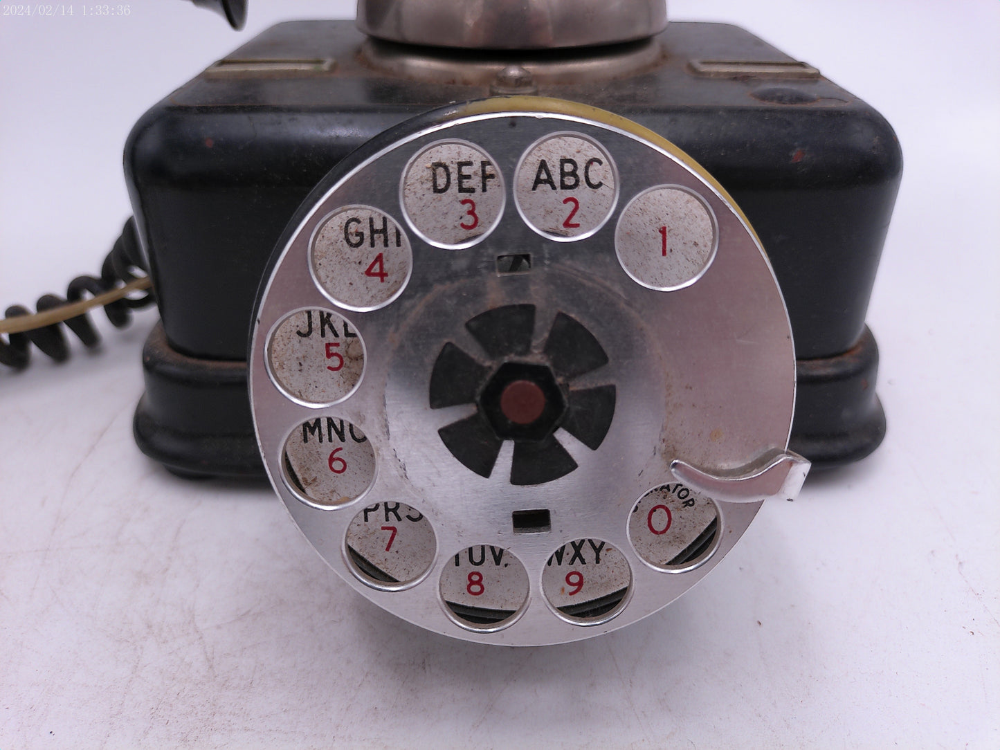 Vintage Danish Rotary Telephone