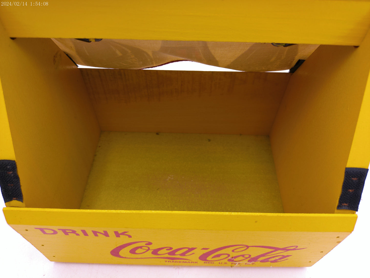 Coca Cola Bottle Carry Tray with fabric cover Rare! Vintsge