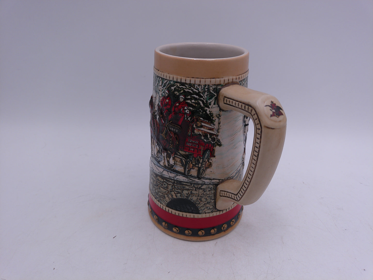 Beer Stein Cobblestone Passage by Anheuser-Busch 1988 Christmas Stein