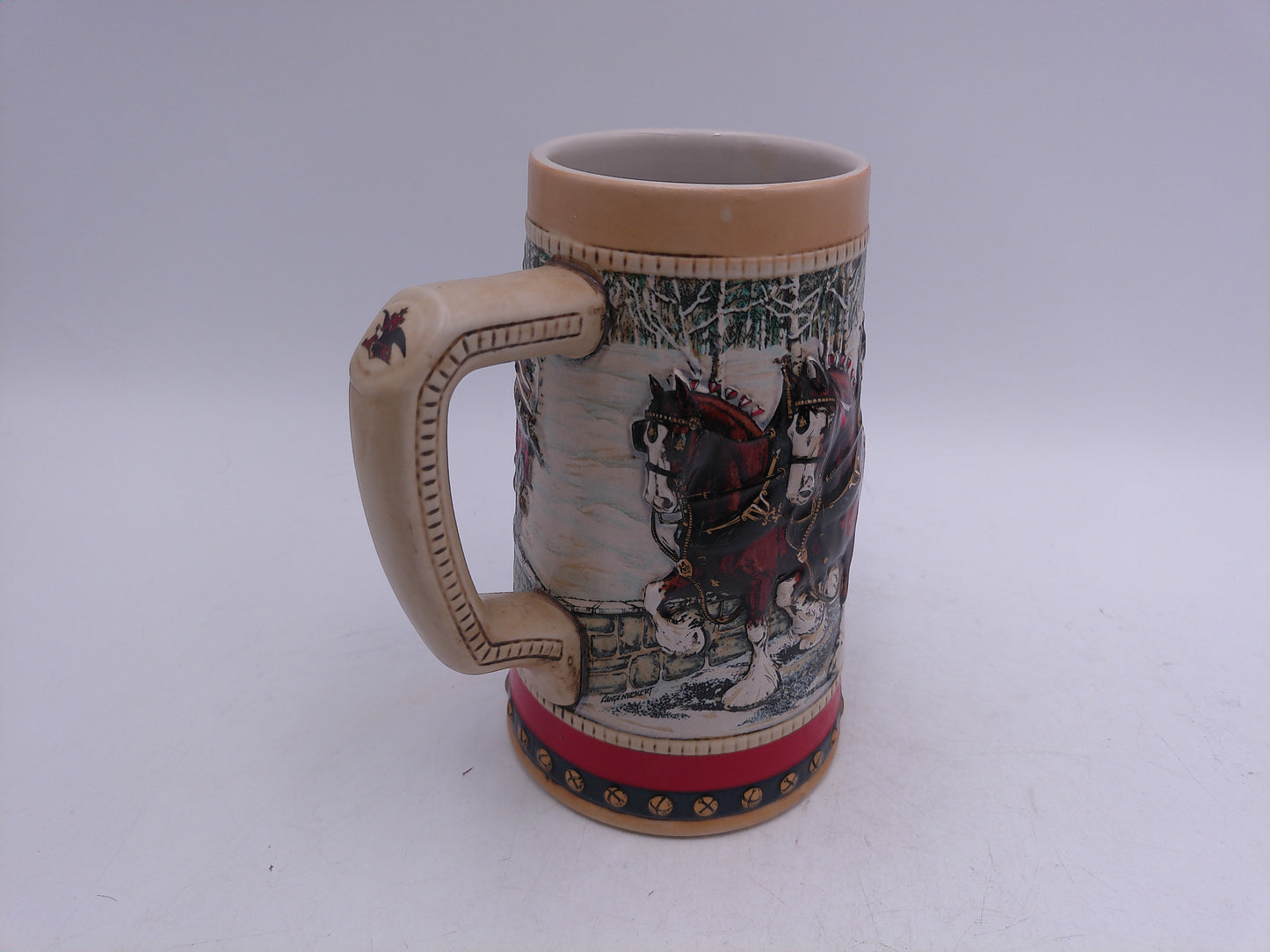 Beer Stein Cobblestone Passage by Anheuser-Busch 1988 Christmas Stein