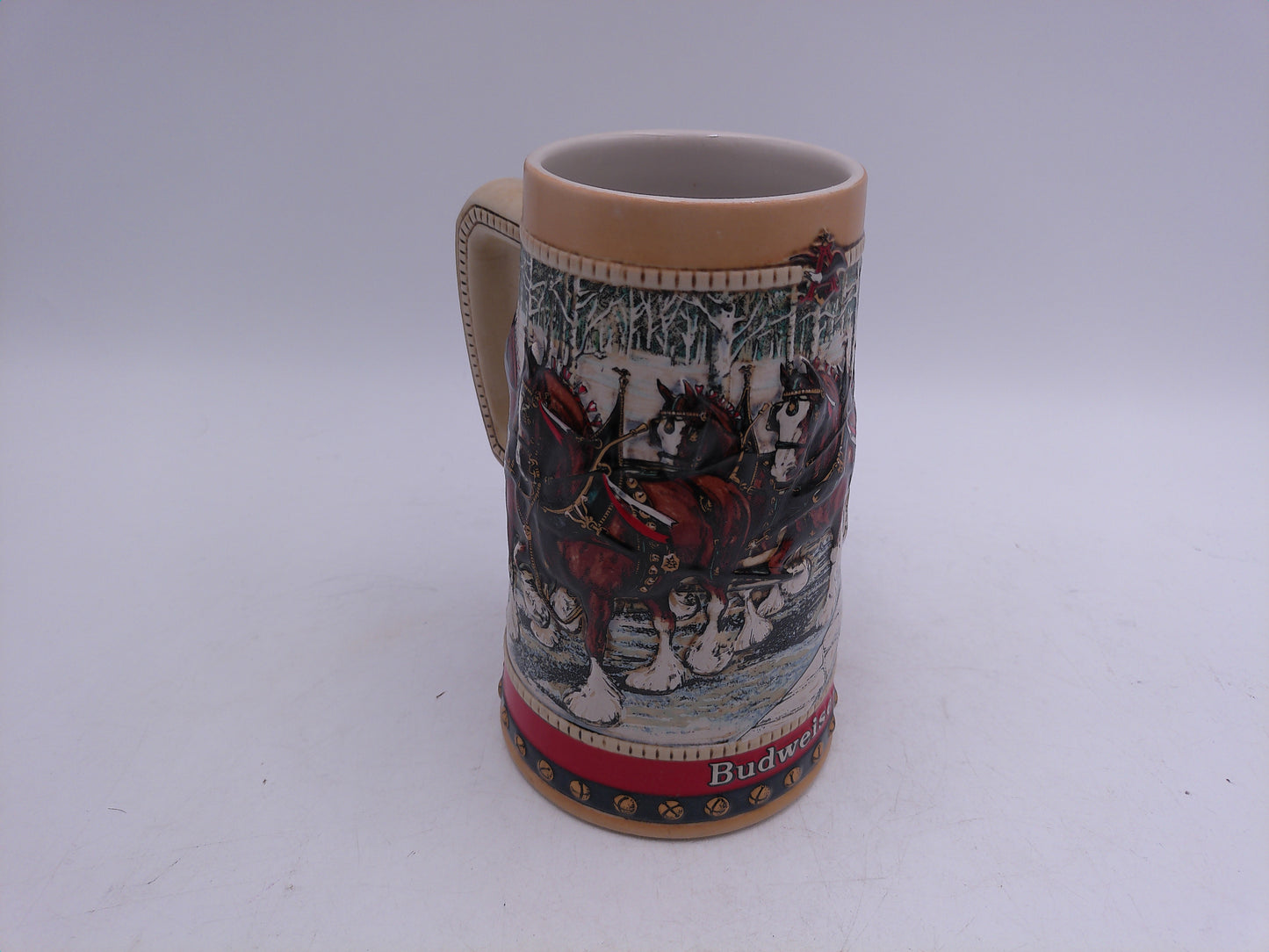 Beer Stein Cobblestone Passage by Anheuser-Busch 1988 Christmas Stein