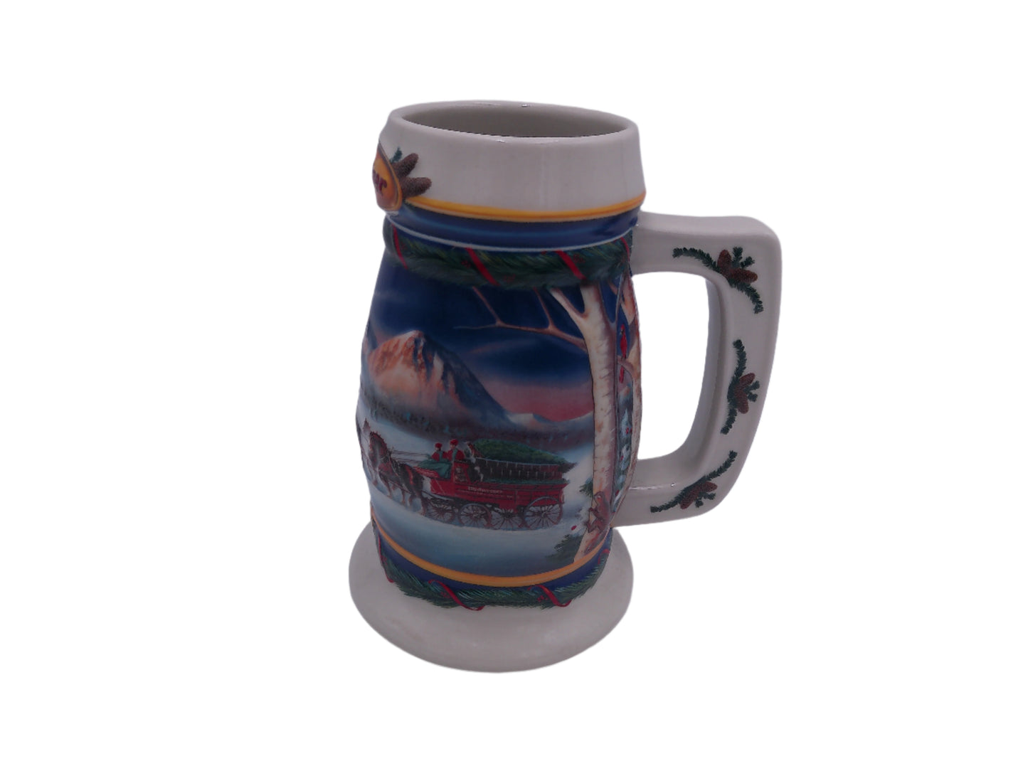 Beer Stein 2000 Budwieser Holiday Stein No. CS416